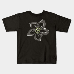 Letter C on tribal plumeria Kids T-Shirt